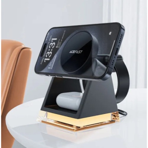 Зарядное устройство Acefast Wireless QI 3in1 15W E17 (6974316282815)
