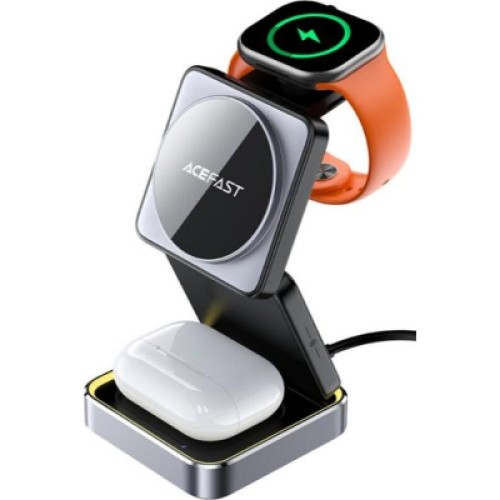Зарядное устройство Acefast Wireless QI 3in1 15W E20 (6974316283478)