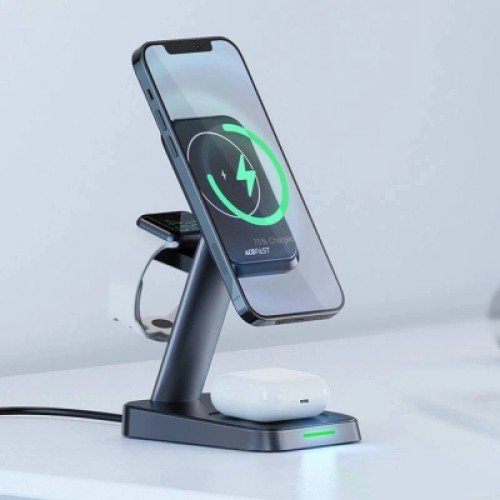 Зарядное устройство Acefast Wireless QI 3in1 18W E3 (6974316280903)