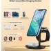 Зарядное устройство Choetech 15W 3-in-1 Magnetic Wireless Fast Charger black (T585-F-101-CCBK)