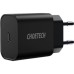 Зарядное устройство Choetech 1xUSB 20W (1 USB-C) PD matte wall charger black (Q5004-EU-BK)