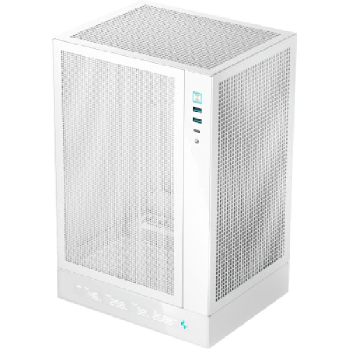 Корпус Deepcool CH170 Digital White (R-CH170-WHNPI0D-G-1)
