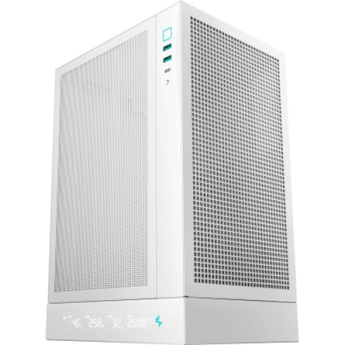 Корпус Deepcool CH170 Digital White (R-CH170-WHNPI0D-G-1)