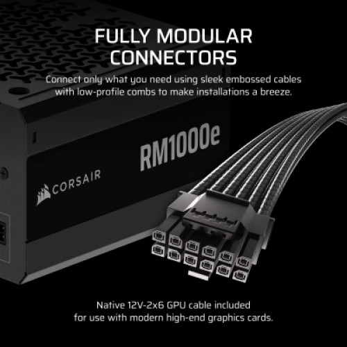 Блок питания Corsair 1000W RM1000e (CP-9020297-EU)