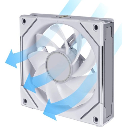 Кулер для корпуса Lian Li Reverse SL-INF 140mm, Single, white (G99.14RSLIN1W.00)