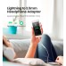 Переходник Lightning to 3.5 mm 0.1m Headphone Jack Adapter Model US212 white Ugreen (30759)