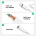 Переходник Lightning to 3.5 mm 0.1m Headphone Jack Adapter Model US212 white Ugreen (30759)