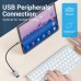 Переходник USB 3.0 Type-C to USB AF (OTG) 0.15m Aluminum Alloy Vention (CCXHB)