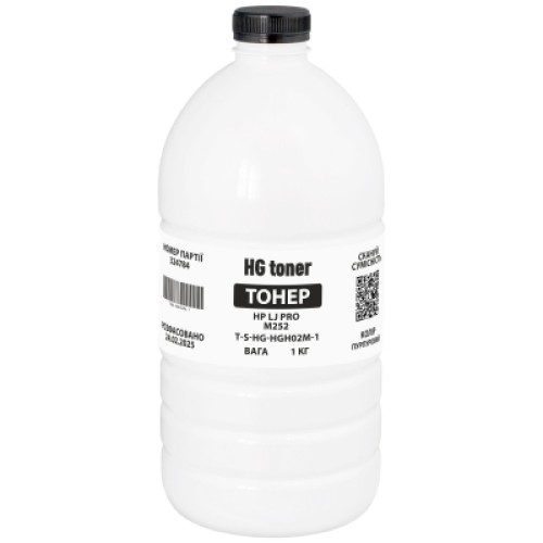 Тонер HP CLJ Pro M252 1кг, black HG (TSM-HGH02K-1)