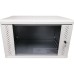 Шкаф настенный Eserver 6U, 600х500х370 (Ш*Г*В), стекло, серый (ES-Е650G)