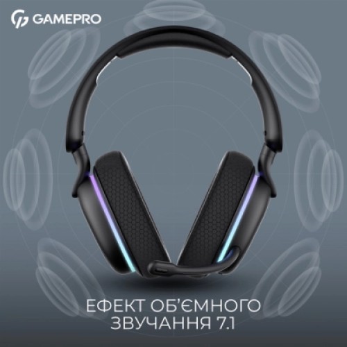 Наушники GamePro Asgard Bragi 7.1 RGB Tri-Mod Black (HSW250B)