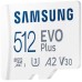 Карта памяти Samsung 512 GB microSDXC Class 10 UHS-I U3 V30 A2 EVO Plus+SD Adapte (MB-MC512SA/EU)