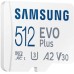 Карта памяти Samsung 512 GB microSDXC Class 10 UHS-I U3 V30 A2 EVO Plus+SD Adapte (MB-MC512SA/EU)