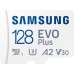 Карта памяти Samsung 128 GB microSDXC Class 10 UHS-I U3 V30 A2 EVO Plus+SD Adapte (MC128SA/EU)