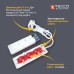 Сетевой удлинитель TECCO 5м 3 поста black (8681277843556)