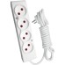 Сетевой удлинитель TECCO 3м 4 поста white (8681277841477)