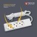 Сетевой удлинитель TECCO 1.5м 2 поста white (8681277843433)