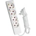 Сетевой удлинитель TECCO 3м 4 поста white (8681277842108)