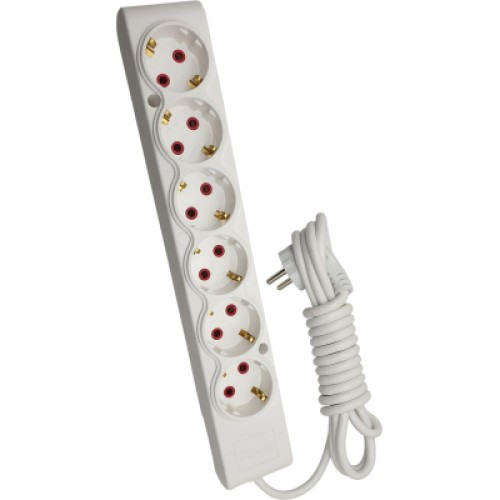 Сетевой удлинитель TECCO 3м 6 постов white (8681277842313)