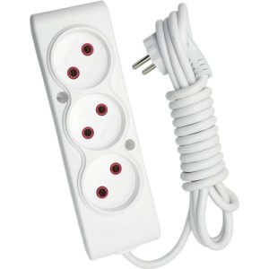 Сетевой удлинитель TECCO 3м 3 поста white (8681277842528)