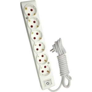 Сетевой удлинитель TECCO 3м 6 постов white (8681277842948)