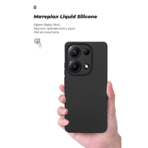 Чехол для мобильного телефона Armorstandart ICON Xiaomi Redmi Note 14S 4G Camera cover Black (ARM82008)