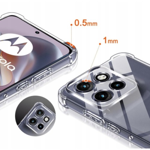 Чехол для мобильного телефона BeCover Anti-Shock Motorola Edge 50 Neo Clear (713150)