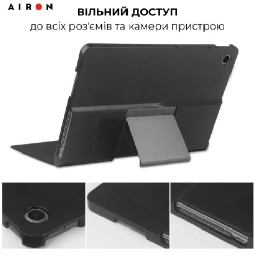 Чехол для планшета AirOn Premium Lenovo Tab Plus 2024 11.5 + Film Black (4822356758485)