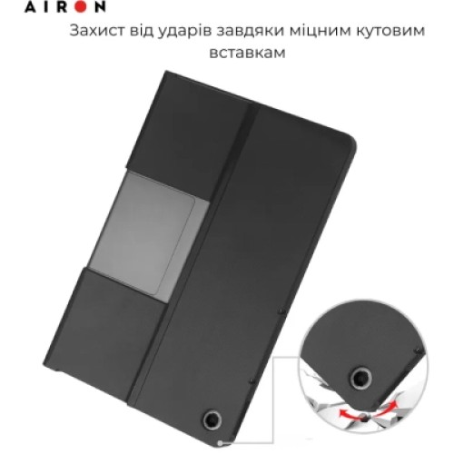Чехол для планшета AirOn Premium Lenovo Tab Plus 2024 11.5 + Film Black (4822356758485)