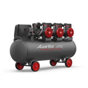 Компресор Auarita безмасляний поршневий 100л, 3*1,45 кВт, 220V (2-1450X3F100-220)