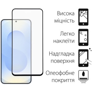 Стекло защитное Dengos Full Glue Samsung Galaxy S25 (black) (TGFG-389)