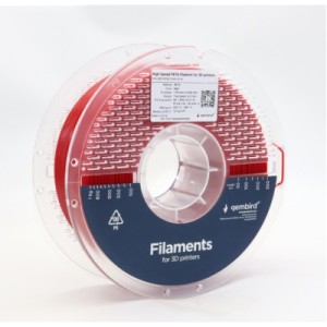 Пластик для 3D-принтера Gembird PETG High Speed, 1.75 мм, 1 кг, red (3DP-PETG1.75HY-01-R)