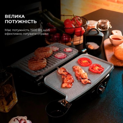 Электрогриль Cecotec RocknGrill 1500 Stone Ceramic Mix&Grill (CCTC-03194)