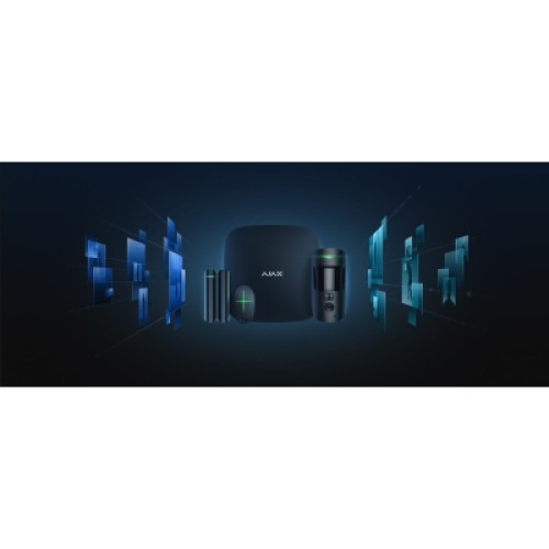 Комплект охранной сигнализации Ajax StarterKit Cam HDR black