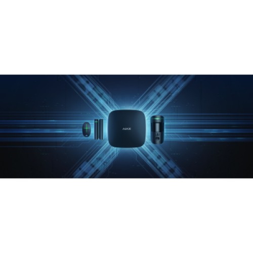 Комплект охранной сигнализации Ajax StarterKit Cam Plus HDR black