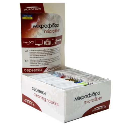 Салфетки Acropolis A-90/07 microfiber 19*17см random color, поштучно (A90-07)