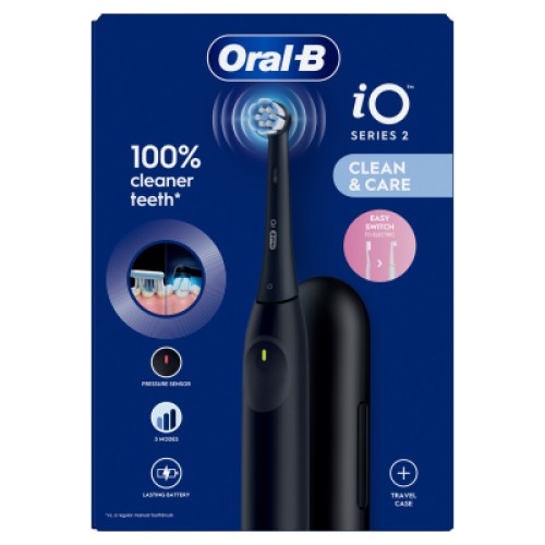 Электрическая зубная щетка Oral-B iO2 Series Night Black + Travel Case