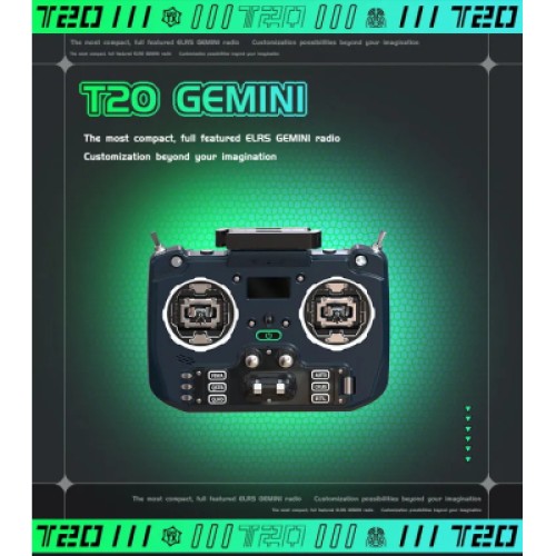 Пульт управления для дрона Jumper T20 V2 GEMINI ELRS 2.4G RDC90 (C10119)