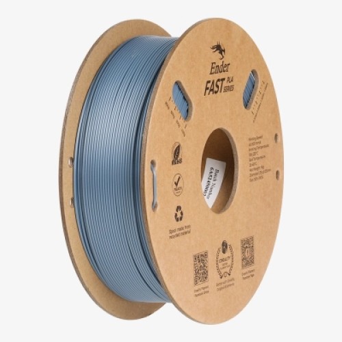 Пластик для 3D-принтера Creality PLA Fast, Ender, 1.75мм, gray light, 1кг (3301010436)