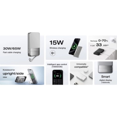 Батарея универсальная EcoFlow RAPID Magnetic Power Bank 5000 (EF-RAPID5000-B-EU)