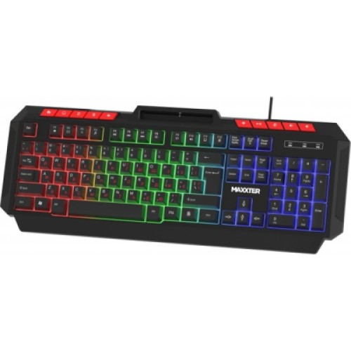 Клавиатура Maxxter KBG-UML-02B-UA USB UA Black (KBG-UML-02B-UA)