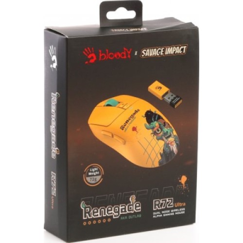 Мышка A4Tech Bloody R72 Ultra Wireless Renegade Sunset (4711421001267)