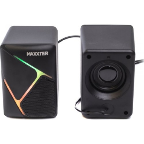 Акустическая система Maxxter CSP-U004RGB USB Black (CSP-U004RGB)