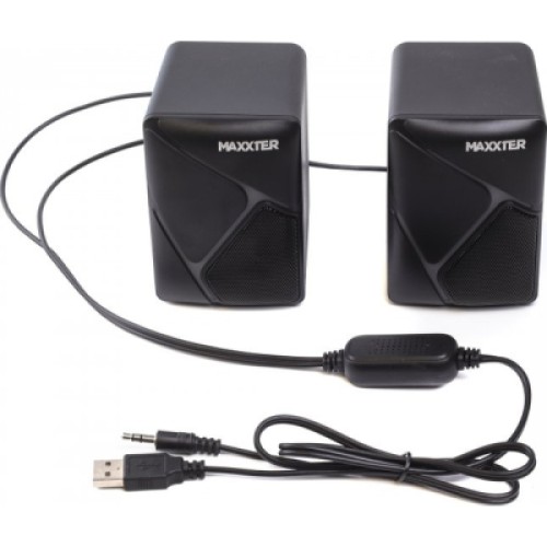 Акустическая система Maxxter CSP-U004RGB USB Black (CSP-U004RGB)