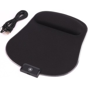 Килимок для мишки Maxxter MMP-LEDPAD-BK RGB Black (MMP-LEDPAD-BK)