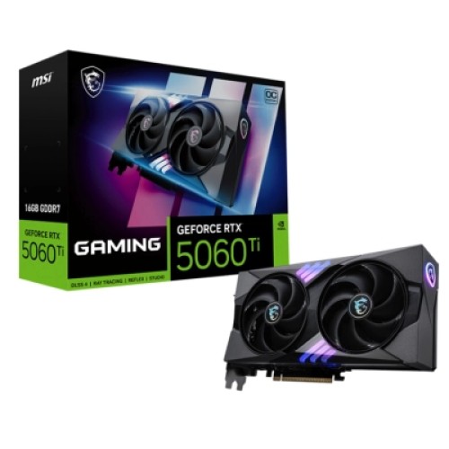 Видеокарта MSI GeForce RTX5060Ti 16Gb GAMING OC (RTX 5060 Ti 16G GAMING OC)
