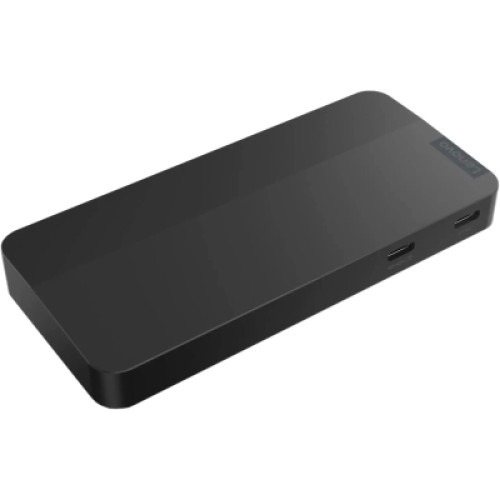 Порт-репликатор Lenovo USB-C Dual Display Travel Dock (w/ adapter) (40B90100EU)
