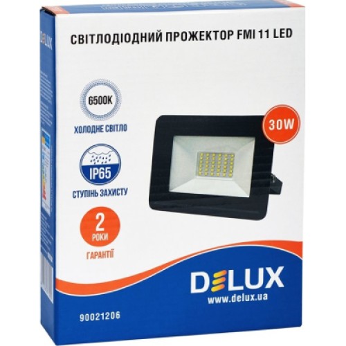 Прожектор Delux FMI 11 LED 30Вт 6500K IP65 (90021206)