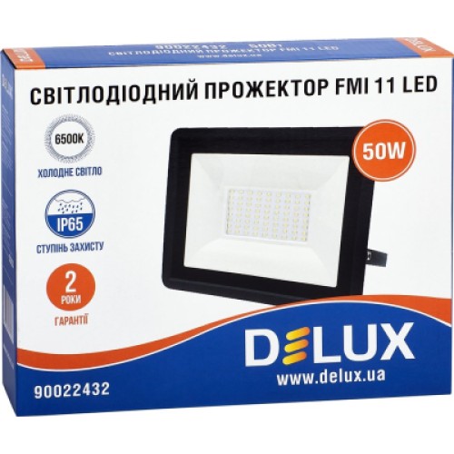 Прожектор Delux FMI 11 LED 50Вт 6500K IP65 (90022432)
