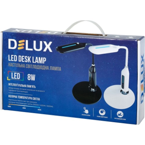 Настольная лампа Delux TF-510_8 Вт LED 3000K-4000K-6000K (90018128)
